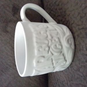 Starbucks 2016 Siren Coffee Mug 12 oz Gray Matte Raised Mermaid Siren